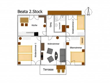 Plan du site - Maison de vacances Beata