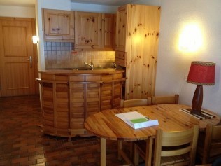 Küche mit Essbereich - Ferienhaus Bel Alp