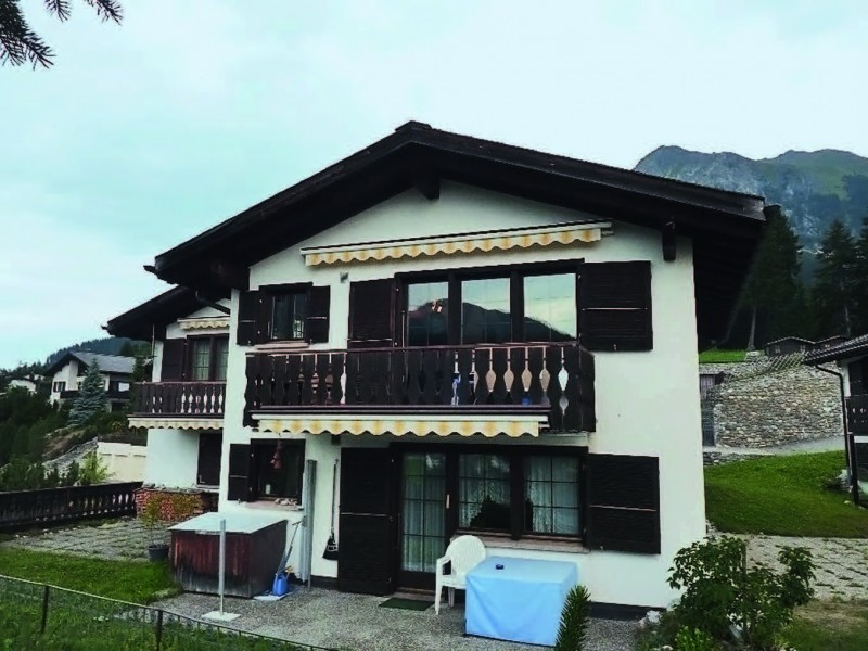 Aussenansicht im Sommer - Ferienhaus Bellavista