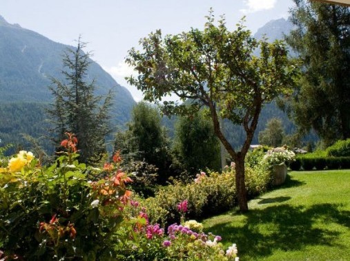 Terrazza con vista sulle montagne - Casa di vacanza Belmunt