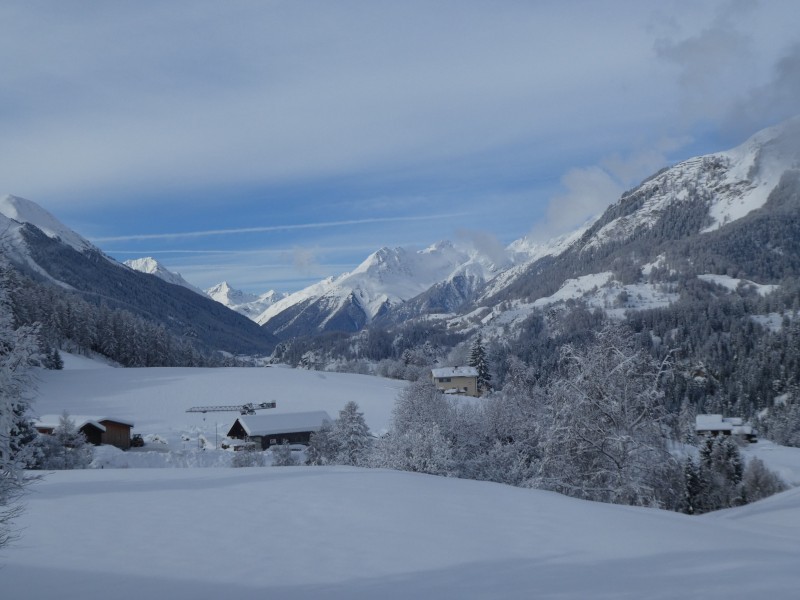 Paysage enneigé - Maison de vacances Belvair