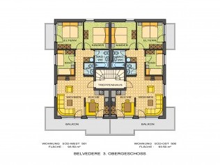 Grundriss - Ferienhaus Belvedere