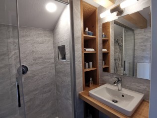 Badezimmer - Ferienhaus Bergfink