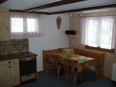 Küche mit Essbereich - Ferienhaus Bergfreund