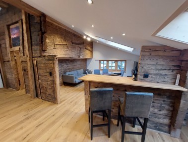 Wohnzimmer - Ferienhaus Brünig