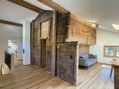 Wohnzimmer - Ferienhaus Brünig