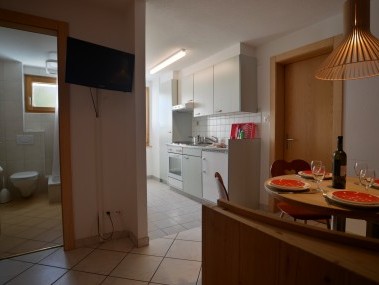 Küche mit Essbereich - Ferienhaus Brunner-Lauber