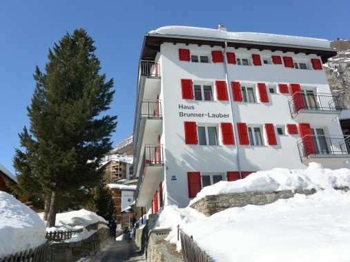 Aussenansicht im Winter - Ferienhaus Brunner-Lauber