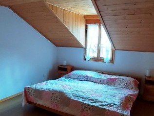 Schlafzimmer - Ferienhaus Casa Crestas