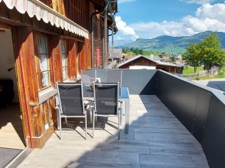 Balkon - Ferienhaus Casa Crestas