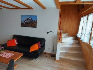 Wohnzimmer - Ferienhaus Casa Crestas