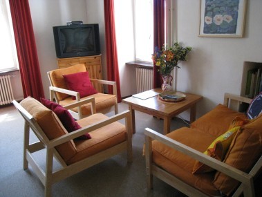 Salon - Maison de vacances Casa Hüsler