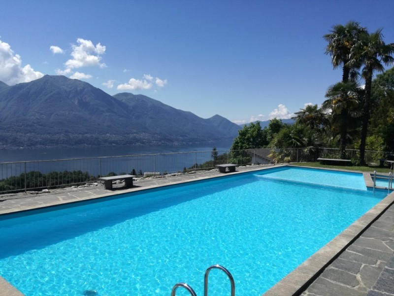 Pool mit Aussicht - Ferienhaus Casa Meister