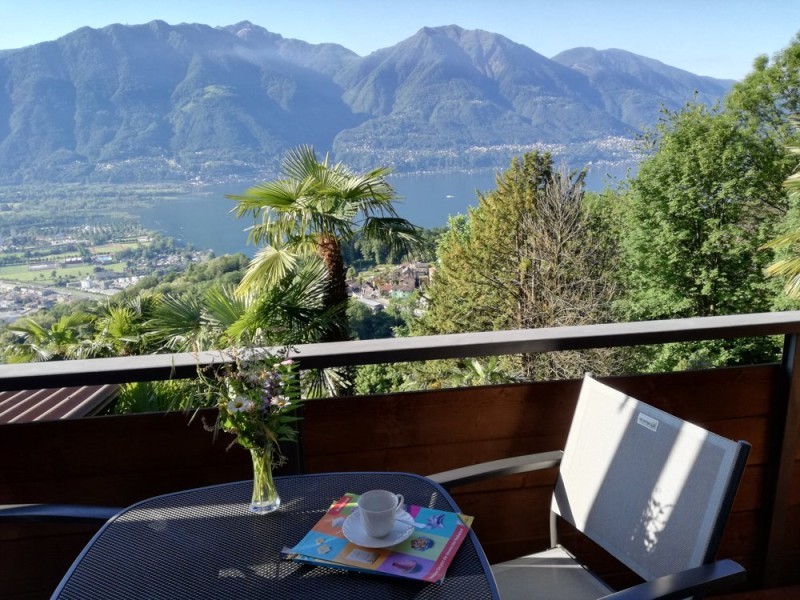 Aussicht auf den See - Ferienhaus Casa Meister