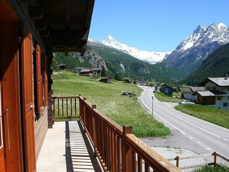 Aussicht auf die Berge - Ferienhaus Chapon Joly