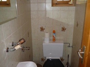 Badezimmer - Ferienhaus Chapon Joly