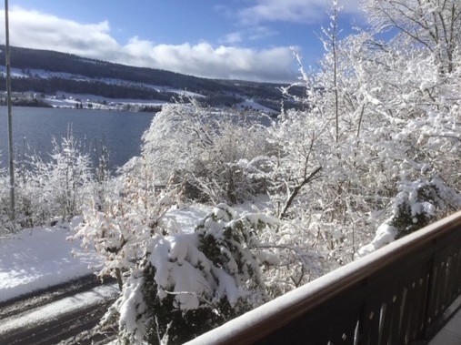Vista esterna in inverno - Casa di vacanza Clapotis