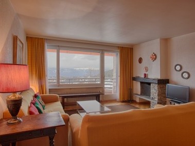 Wohnzimmer - Ferienhaus Cransalpin