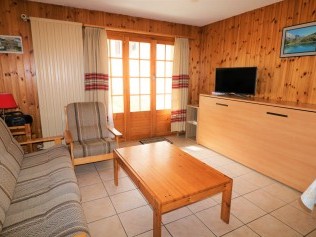 Wohnzimmer - Ferienhaus Dent-d'Hérens