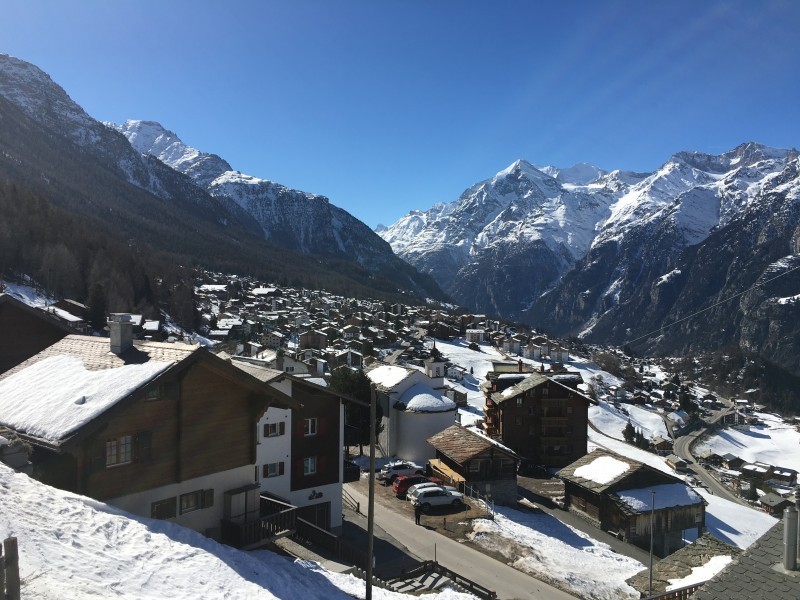 Aussicht auf die Landschaft - Ferienhaus Dorfblick