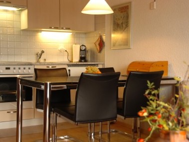 Küche mit Essbereich - Ferienhaus Eglantine