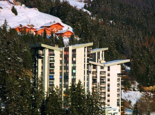 Aussenansicht im Winter - Ferienhaus Eglantine