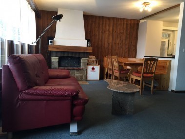 Wohnzimmer mit Essbereich - Ferienhaus Gornerwald