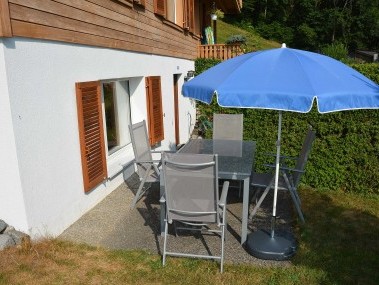 Balkon - Ferienhaus Haus am Berg Engelberg