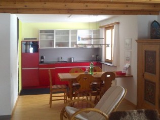 Küche mit Essbereich - Ferienhaus La Stalla