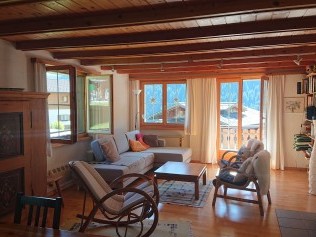 Wohnzimmer - Ferienhaus La Stalla