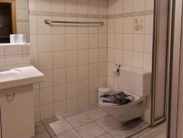 Badezimmer - Ferienhaus La Valletta