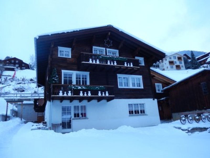 Aussenansicht im Winter - Ferienhaus La Valletta