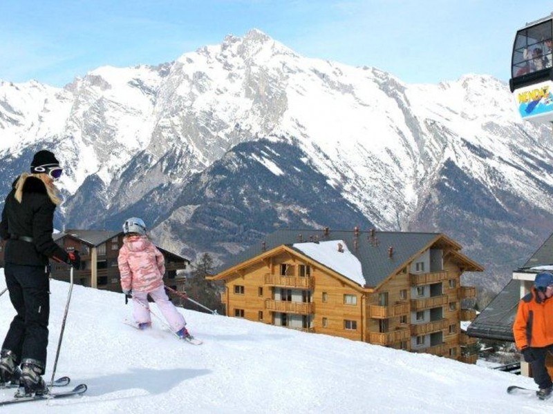 Ein familienfreundliches Skigebiet ganz in der Nähe - Ferienhaus Le Pracondu