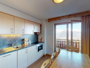 Küche mit Essbereich - Ferienhaus Le Pracondu