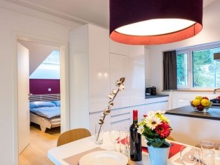 Cuisine avec coin repas - Maison de vacances legendär