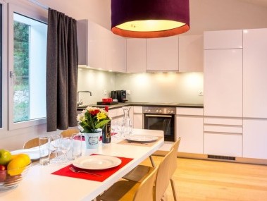 Cuisine avec coin repas - Maison de vacances legendär