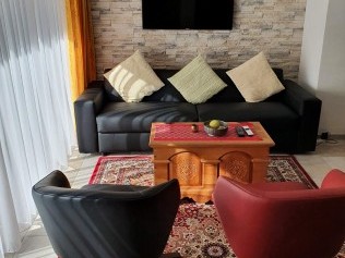 Wohnzimmer - Ferienhaus Lindorna