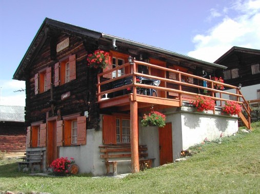 Aussenansicht im Sommer - Ferienhaus Lindy