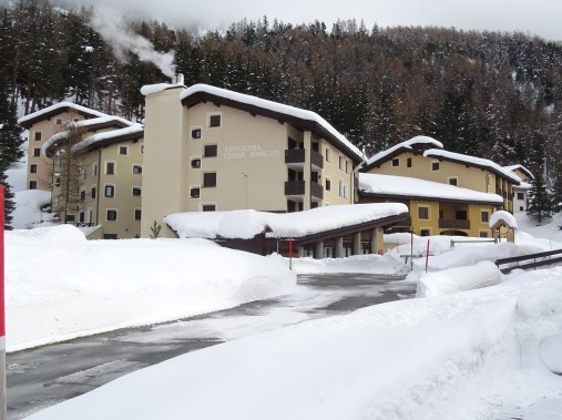 Vista esterna in inverno - Casa di vacanza Margun