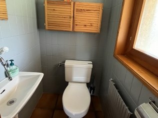 Badezimmer - Ferienhaus Orchidée