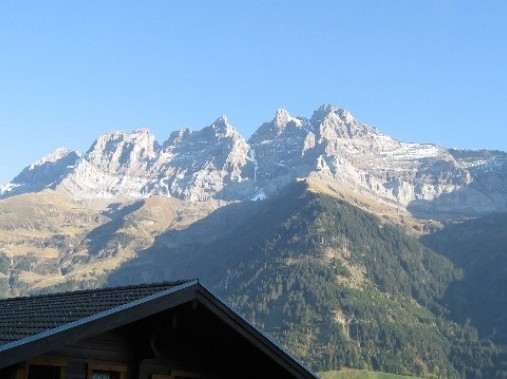Aussicht auf die Berge - Ferienhaus Orchidée