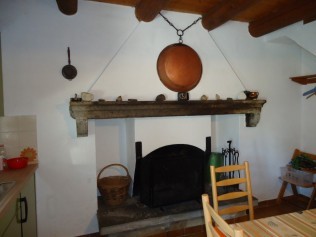 Küche mit Essbereich - Ferienhaus Rustico Diego Braghetta