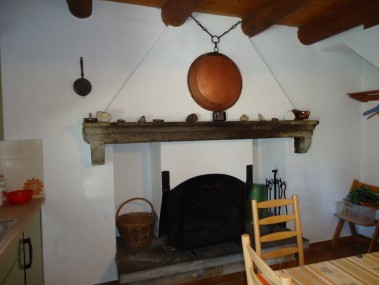 Küche mit Essbereich - Ferienhaus Rustico Diego Braghetta