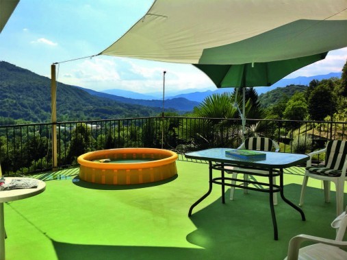 Terrace - Holiday house Rustico Rovedera