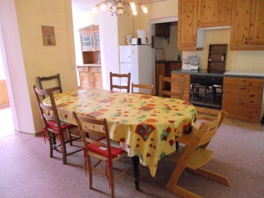 Küche mit Essbereich - Ferienhaus Rustico Rovedera