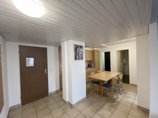 Küche mit Essbereich - Ferienhaus Schlössli