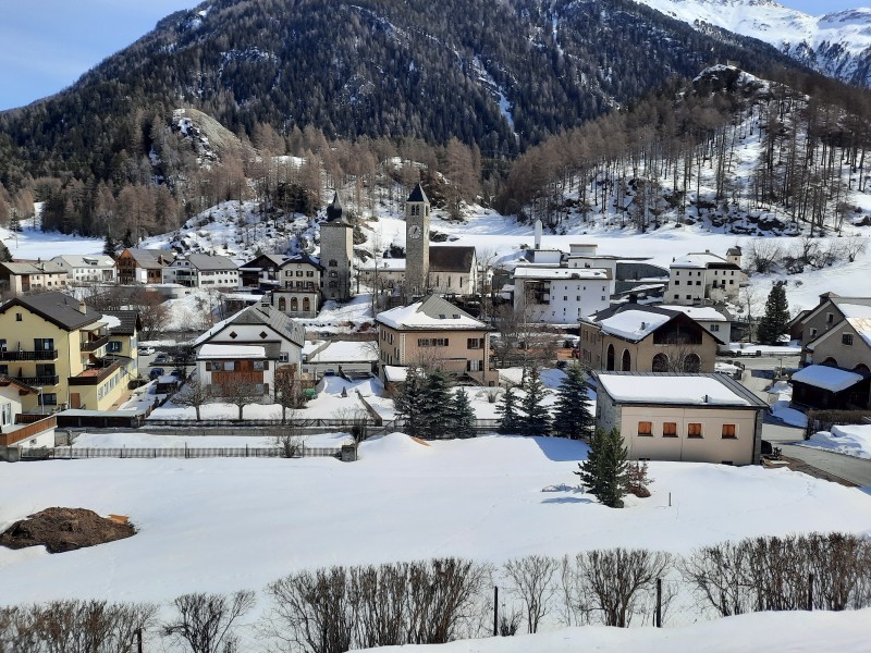 Aussenansicht im Winter - Ferienhaus Solena