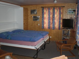 Salon et chambre à coucher - Maison de vacances Trollet