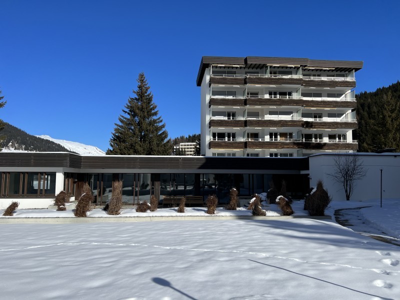 Aussenansicht im Winter - Ferienhaus Uf'm Büel