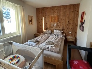Schlafzimmer - Ferienhaus Uf'm Büel